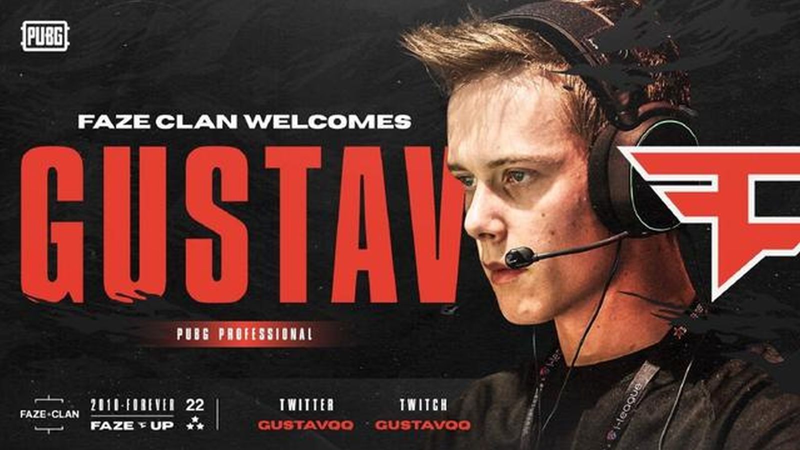 FaZe Clan, PUBG kadrosu için tecrübeli Gustav ile anlaştı