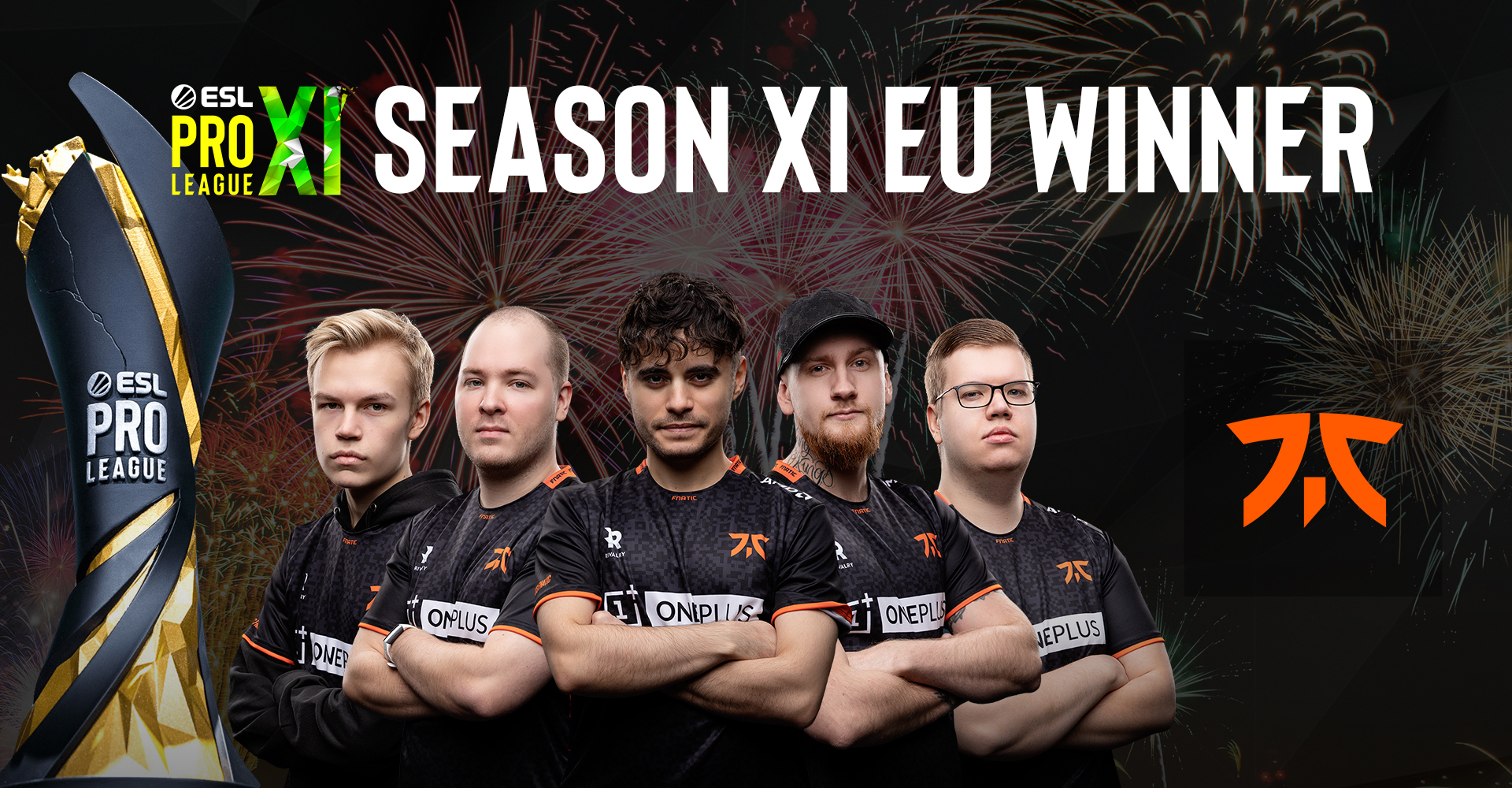 fnatic, ESL Pro League Season 11 Europe şampiyonu oldu