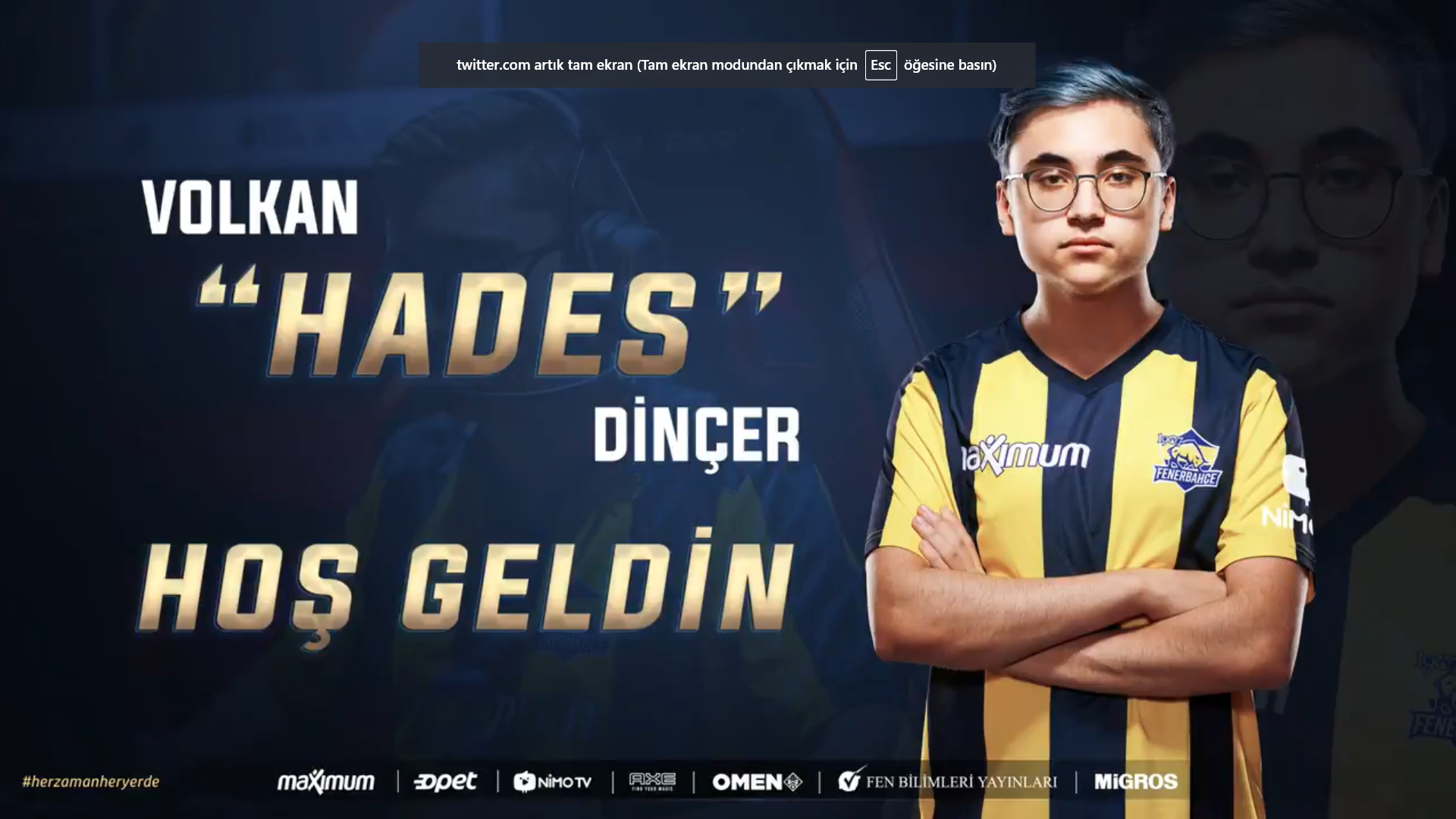 Hades, bir kez daha 1907 Fenerbahçe forması giyecek