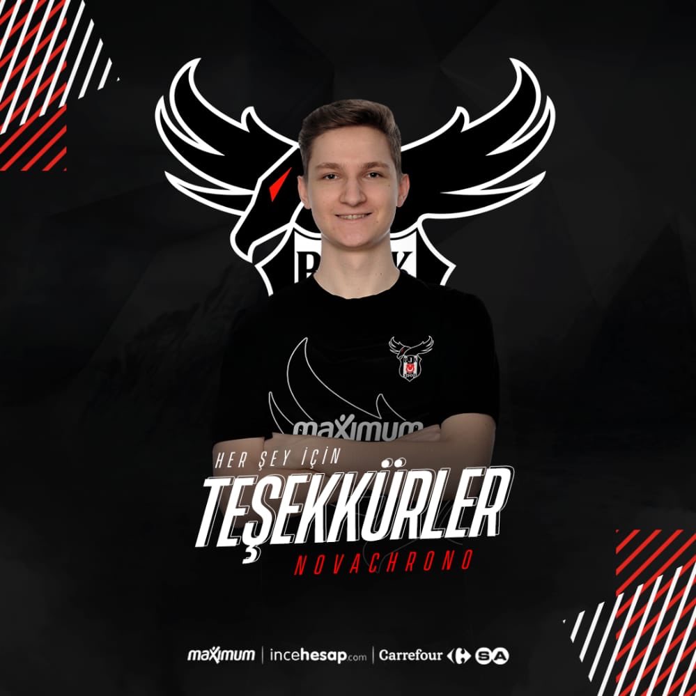 Beşiktaş Espor, Novachrono ile yollarını ayırdığını duyurdu